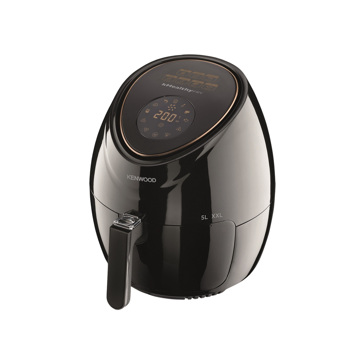 Kenwood Air Fryer 5 Liters 1500W - Black - HFP52.000BK