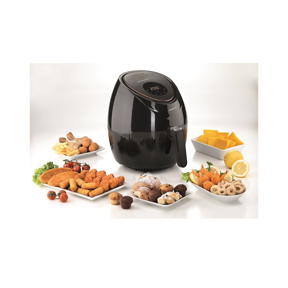 Kenwood Air Fryer 5 Liters 1500W - Black - HFP52.000BK