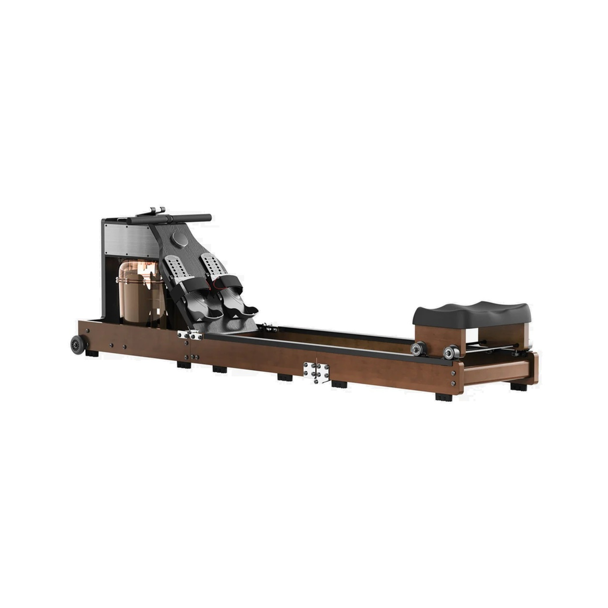 Kingsmith Water Rowing Machine WM10, With Tri-fold Patent. Water&Magnetic Resistence 2 in 1. Walnut Color