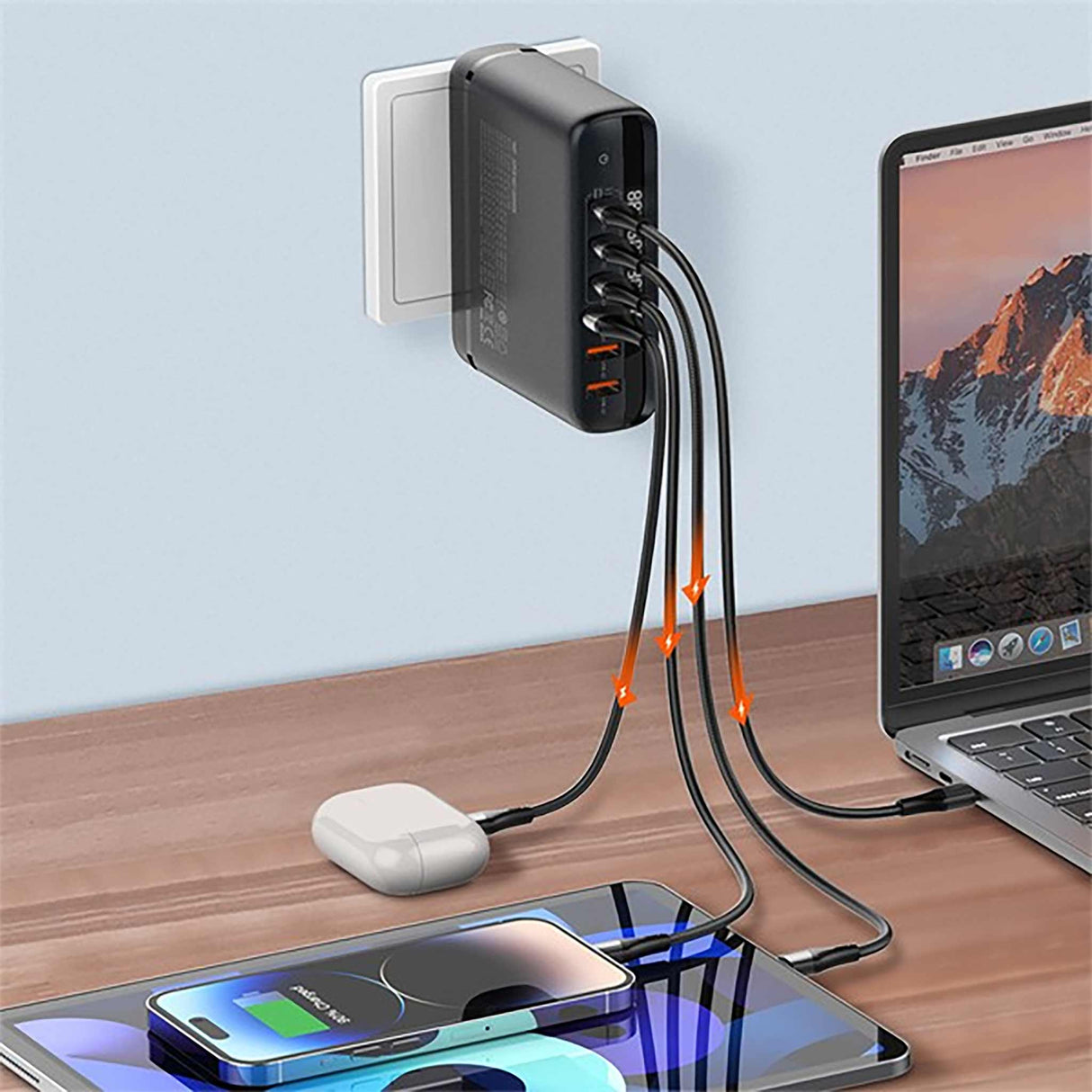 LDNIO - 140W - GaN Super Fast Desktop Charger A6140C - Zayoom