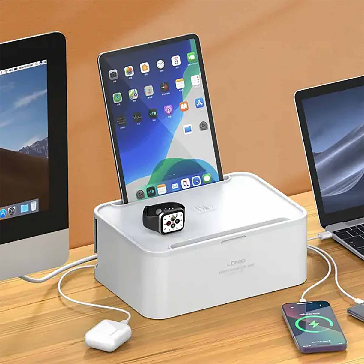 LDNIO - 2500W - Wireless Management Power Strip - Box 8 in 1 - SN5310W - Zayoom