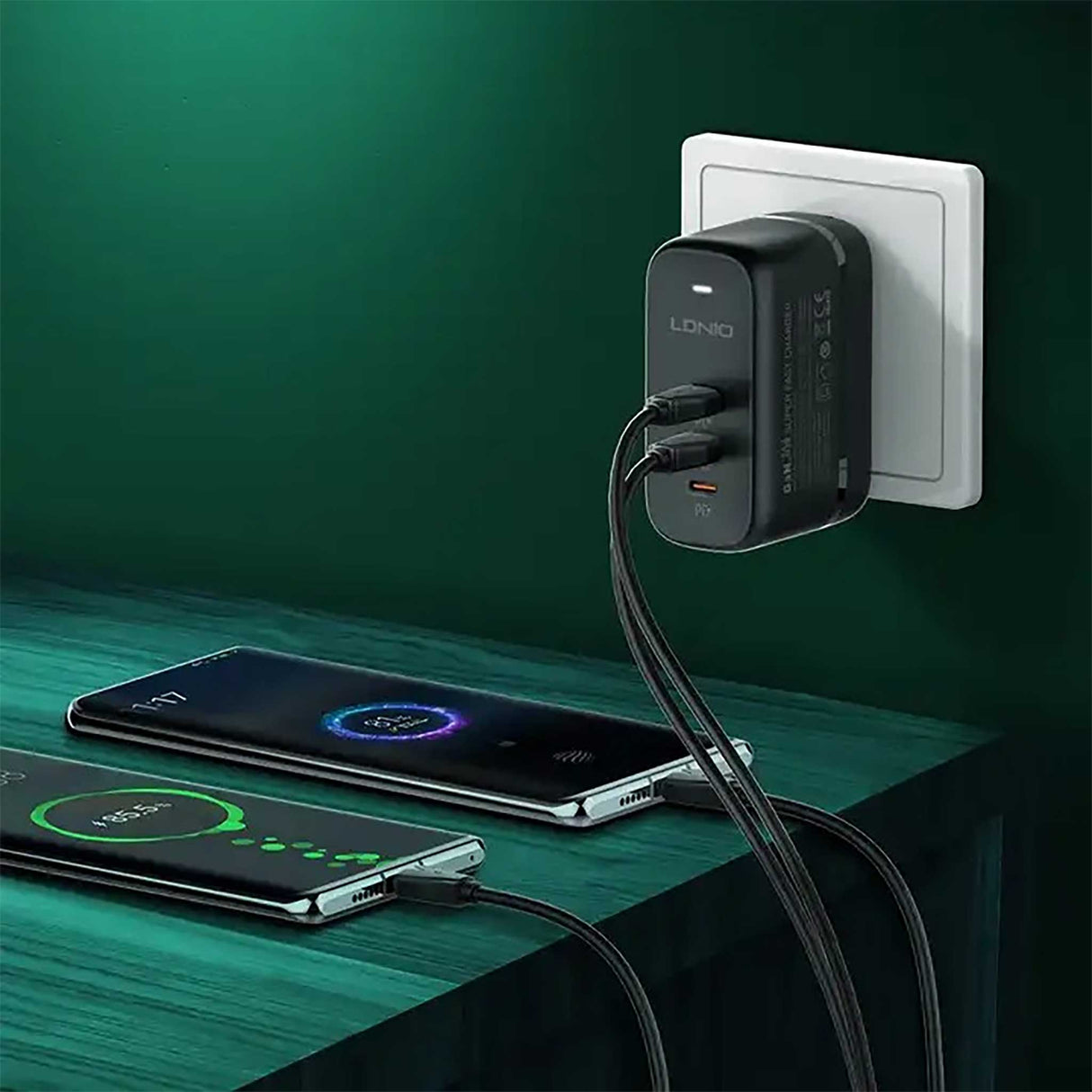 LDNIO 65W - GaN Supper Fast Charger - Q367 - Zayoom