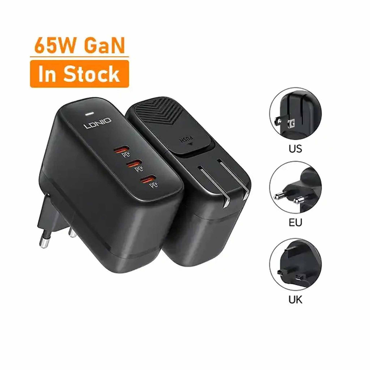 LDNIO 65W - GaN Supper Fast Charger - Q367 - Zayoom