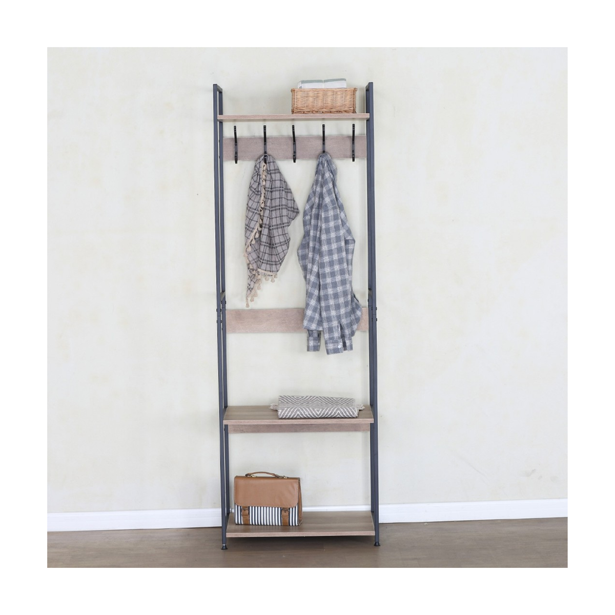 LYJ Garment Rack – Clothes Hanging & Storage Organizer
