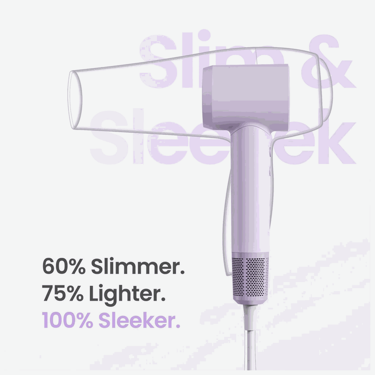 Laifen SE High speed hair dryer 1400W - Purple - Zayoom