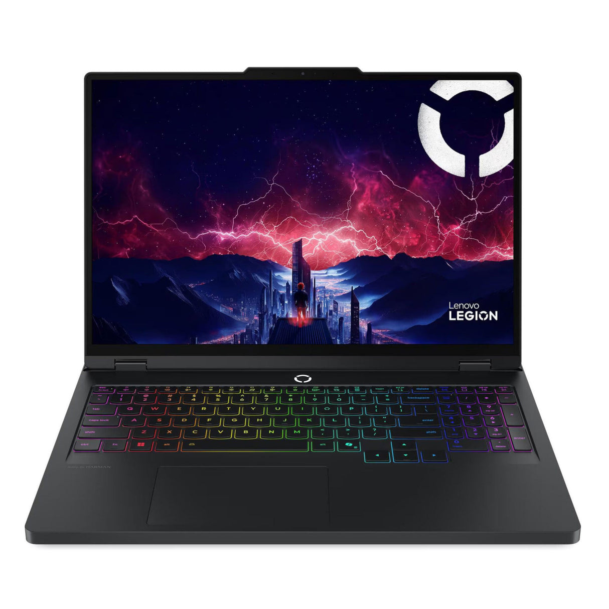 Lenovo LEGION Pro 5 Gen 10 Gaming Laptop 16" WQXGA IPS, 240Hz,CPU Ryzen 9 8945HX, RAM 32GB DDR5, SSD 1TB M.2, RTX 5060 8GB, DOS (Without OS) - Black (Eng/Arb Keyboard)