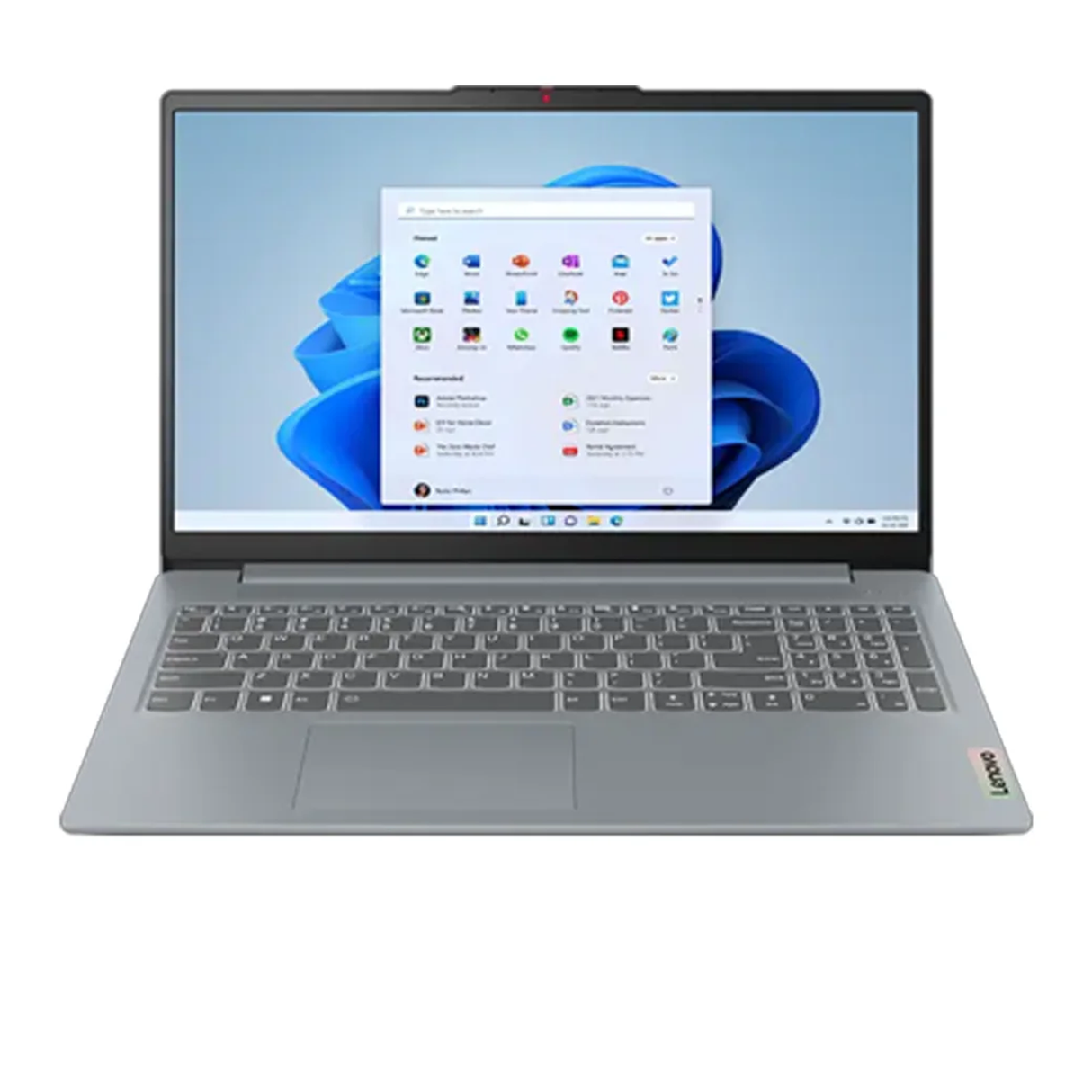 Lenovo IdeaPad Slim 3 Gen 8 Laptop - 15.6 Inch FHD (1920 x 1080) - CPU AMD Ryzen 5 5625U - RAM 16GB DDR4 - SSD 512GB M.2 - Windows 11 Home - Arctic Grey - English/Arabic Keyboard