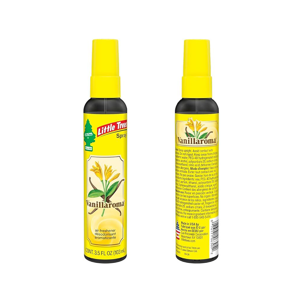 Little Tree Air Freshener - 103Ml Spray - Vanillaroma - Zayoom