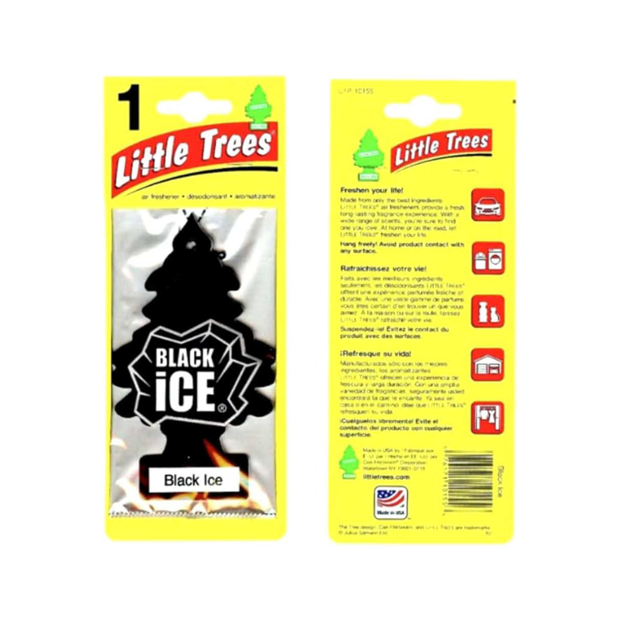 Little Tree Paper Small - Black Ice - Zayoom