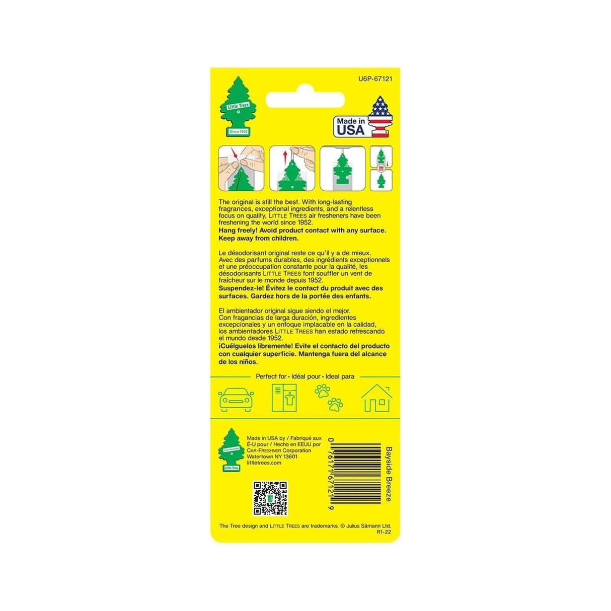 Little Tree Paper Small - Bayside Breeze - Zayoom