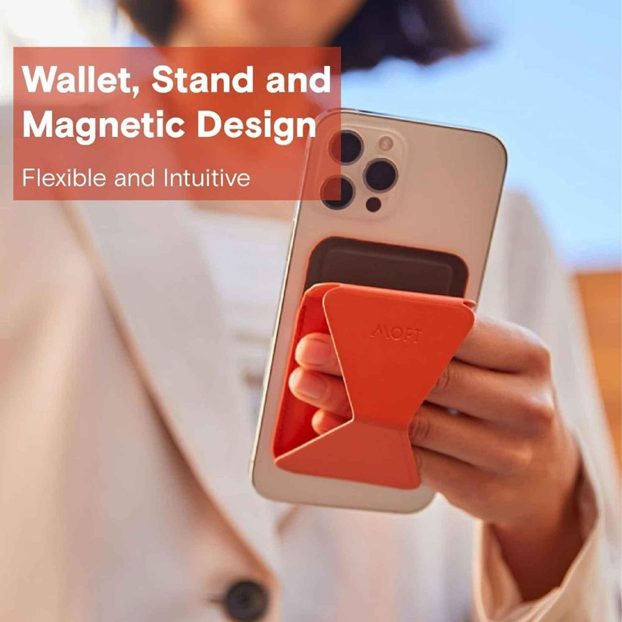 MOFT Snap On iPhone Stand & Wallet - Zayoom