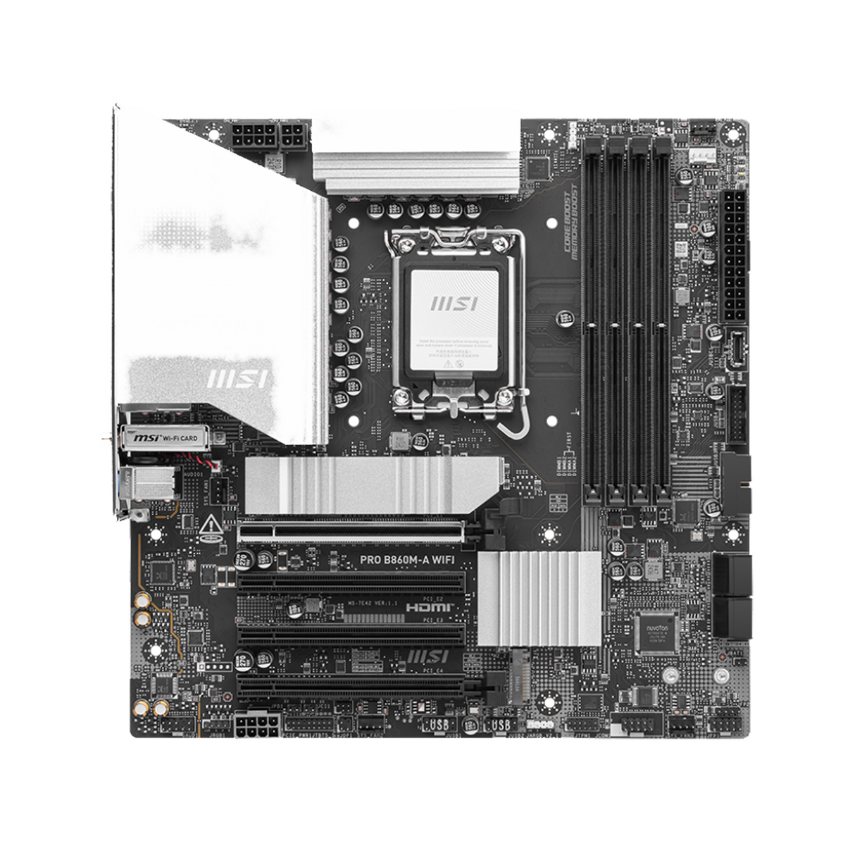 إم إس آي برو بي 860 إم-إيه واي فاي دي دي آر 5 مذربورد للألعاب إم-إيه تي إكس