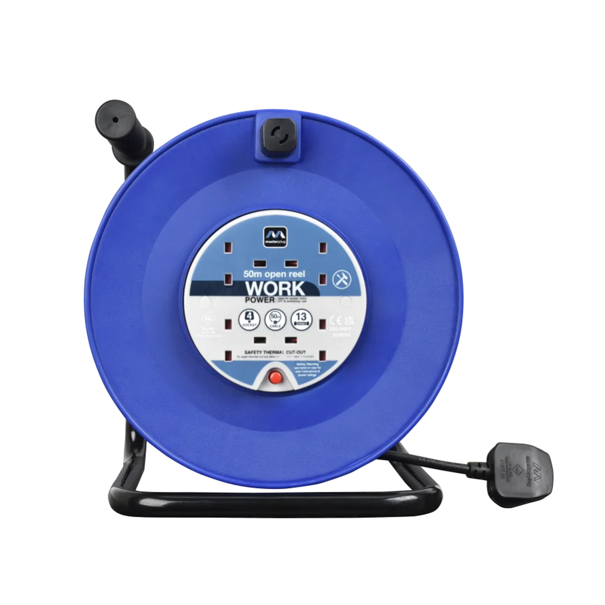 ماستربلج بكرة مستديرة بطول 50 متر - أزرق