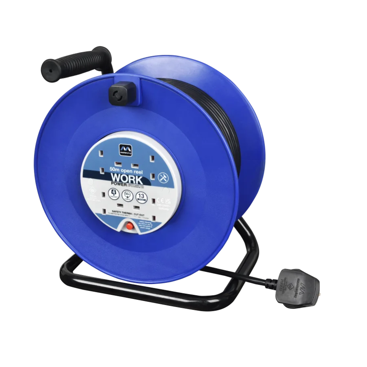 ماستربلج بكرة مستديرة بطول 50 متر - أزرق