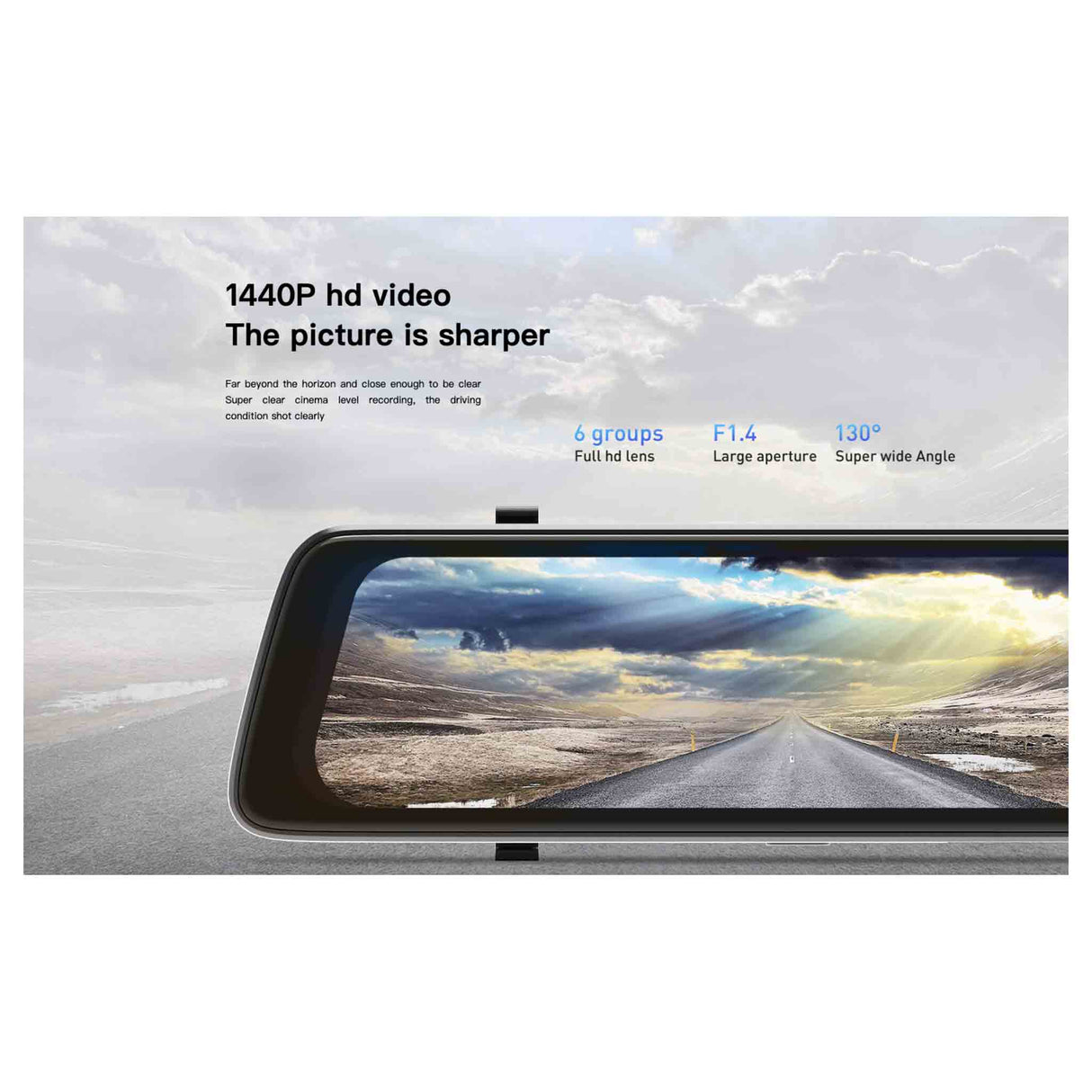 ماتريكس مرآة بكاميرتين لتسجيل مزدوج — أمامية بدقة 2K وخلفية بدقة فل اتش دي 1080، مزودة برؤية ليلية عالية الوضوح مع التركيب