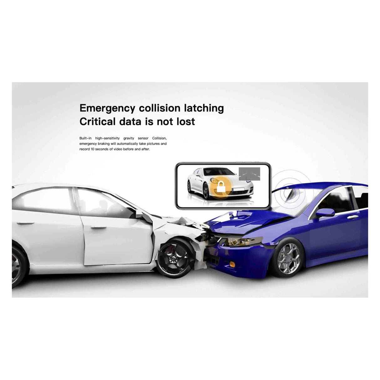 ماتريكس مرآة بكاميرتين لتسجيل مزدوج — أمامية بدقة 2K وخلفية بدقة فل اتش دي 1080، مزودة برؤية ليلية عالية الوضوح مع التركيب