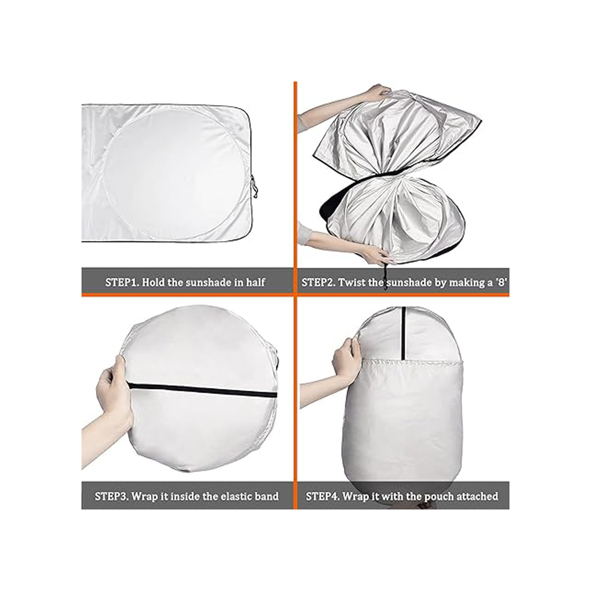 Medwoka Sun Shade Front Round 155*80Cm (Large) - Zayoom