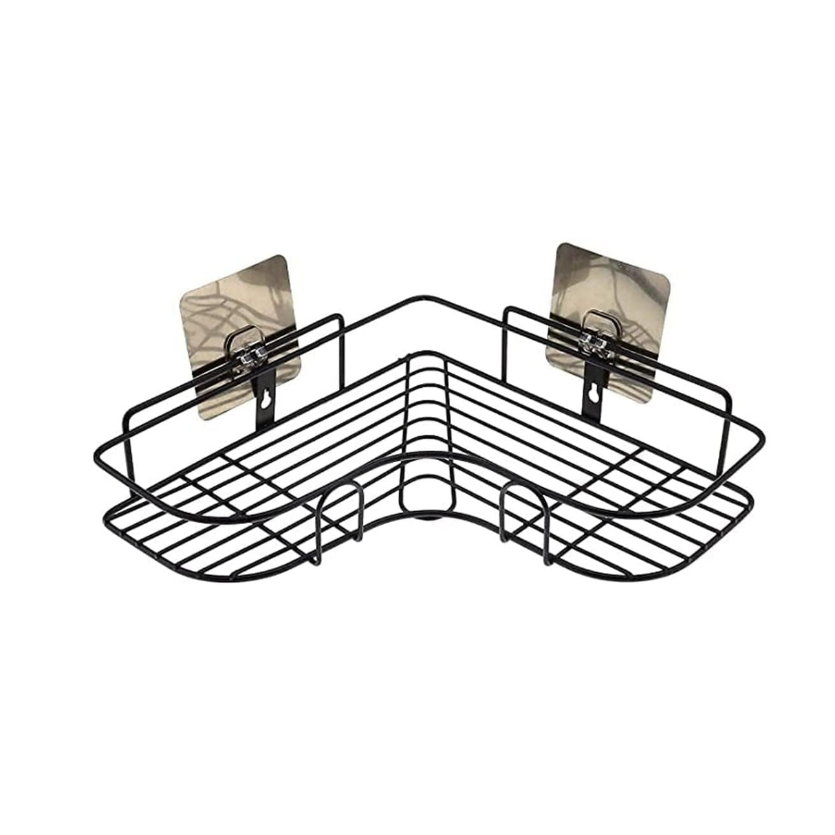Corner Storage Rack Bathroom -Black