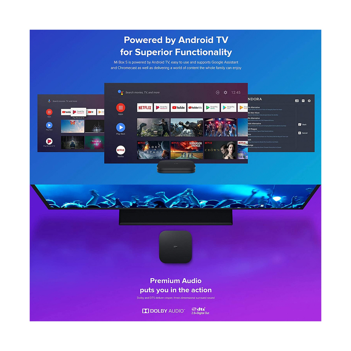 Xiaomi Box S 4K Ultra HD Set-Top Box - Black - ASIS