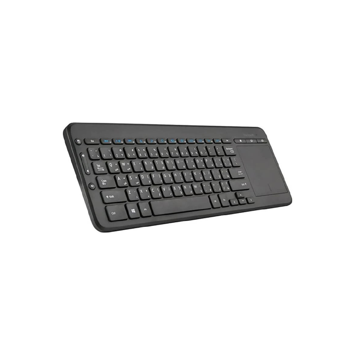 Microsoft Wireless AIO Media Wireless Keyboard (Arabic/English) - Black - Zayoom