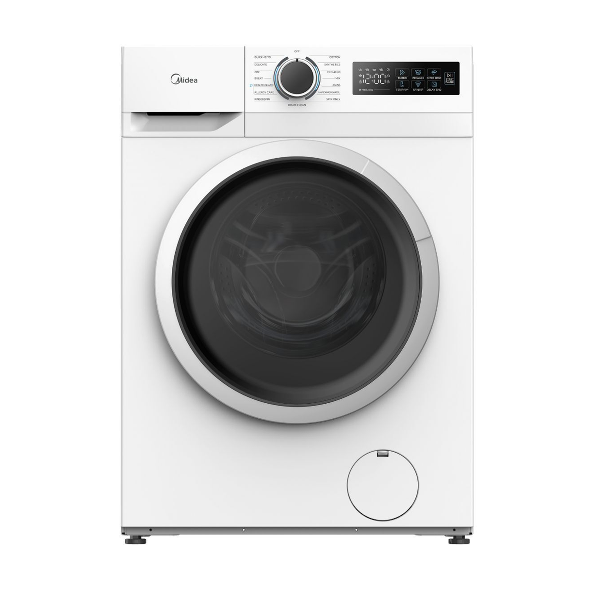 Midea Front Load Washer 8kg - White