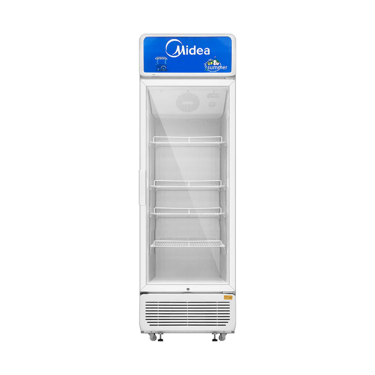 Midea Single Door 562L 19.8CFT Commercial Refrigerator - White - Zayoom
