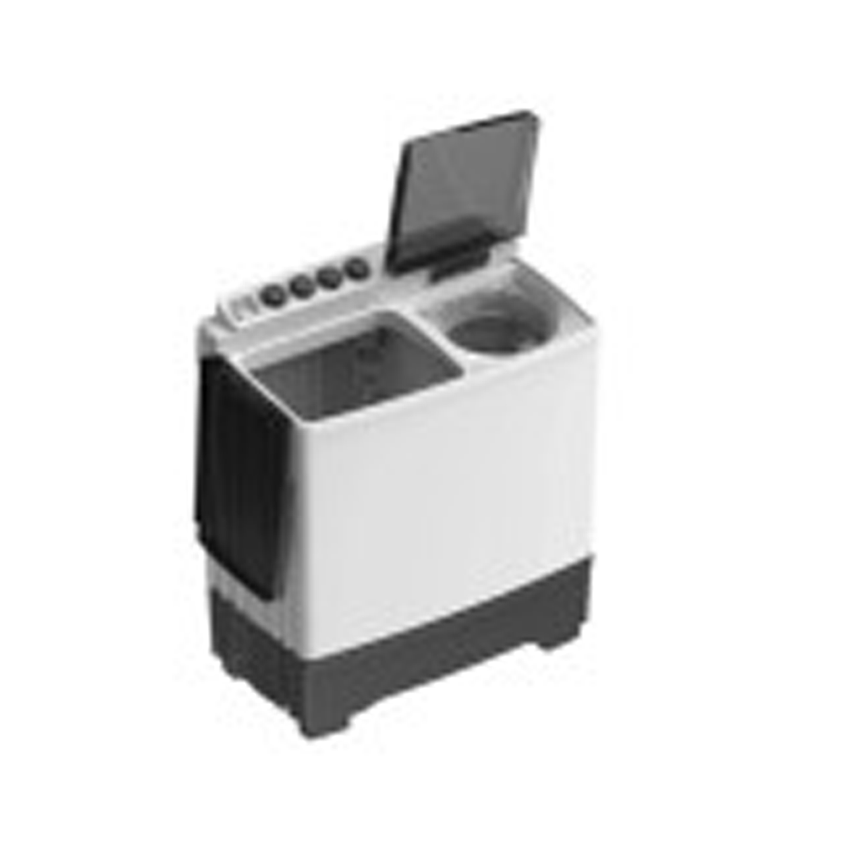 Midea Twin Tub 9Kg Washing Machine - White - Zayoom