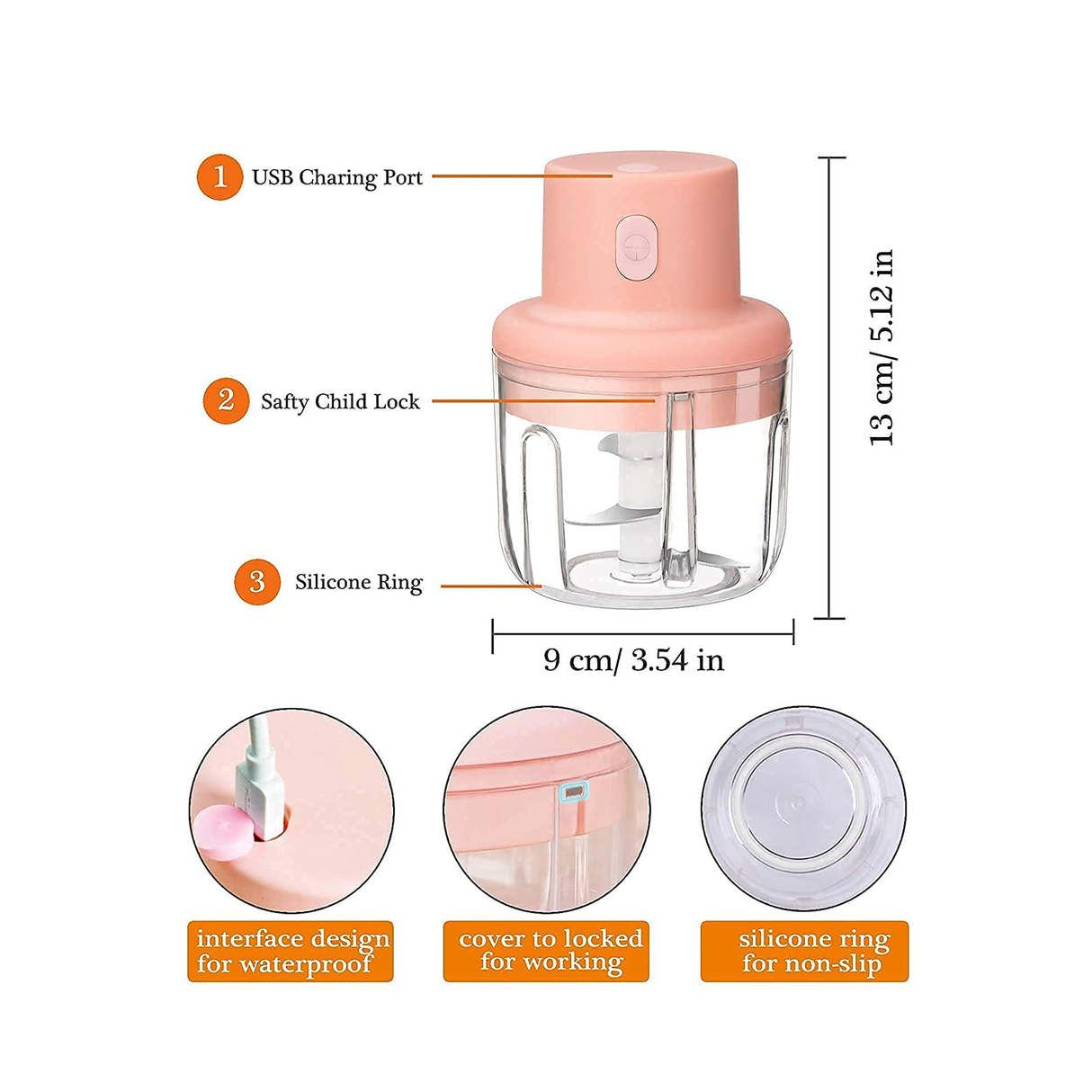 مفرمة ثوم صغيرة محمولة