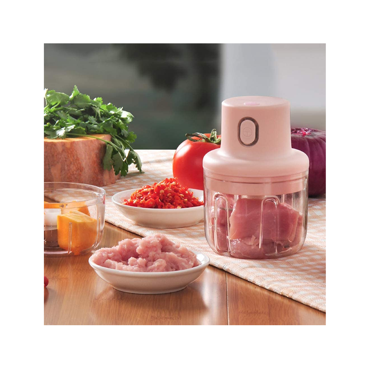 مفرمة ثوم صغيرة محمولة