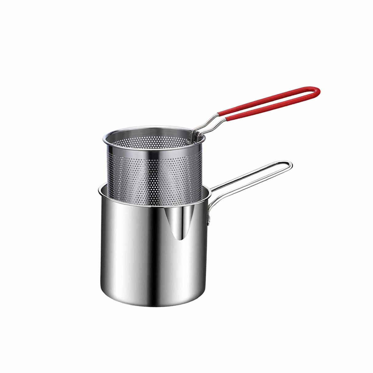 مصفاة للقلي العميق مصنوعة من الفولاذ المقاوم للصدأ - 1.2 لتر