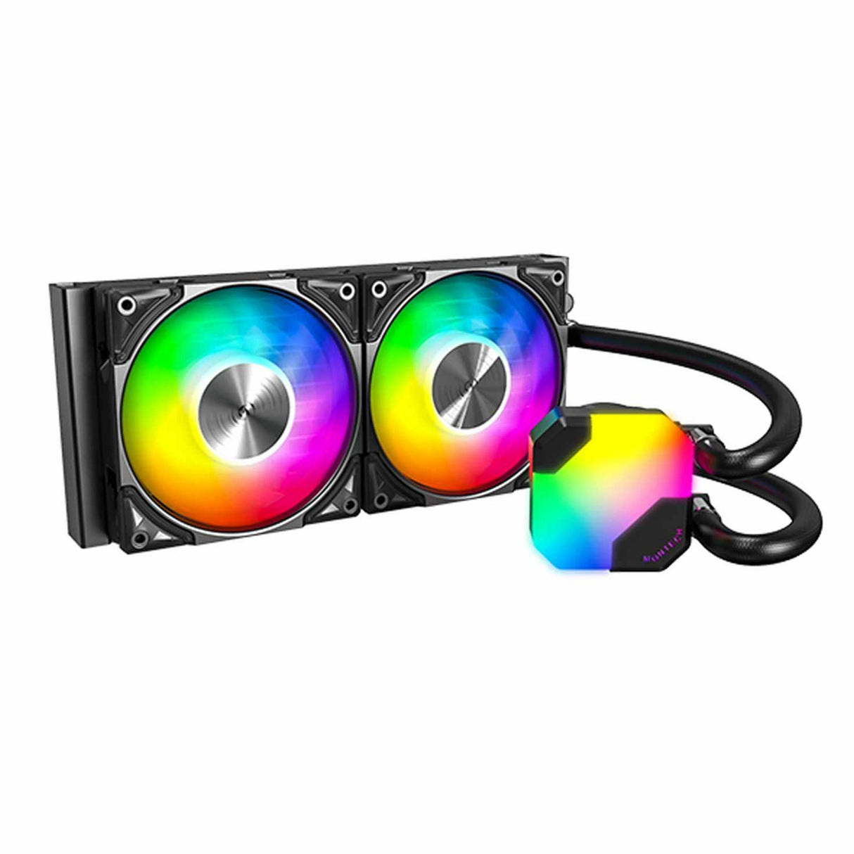 Montech Hyper Flow ARGB 240 CPU Liquid Cooler - Black - Zayoom