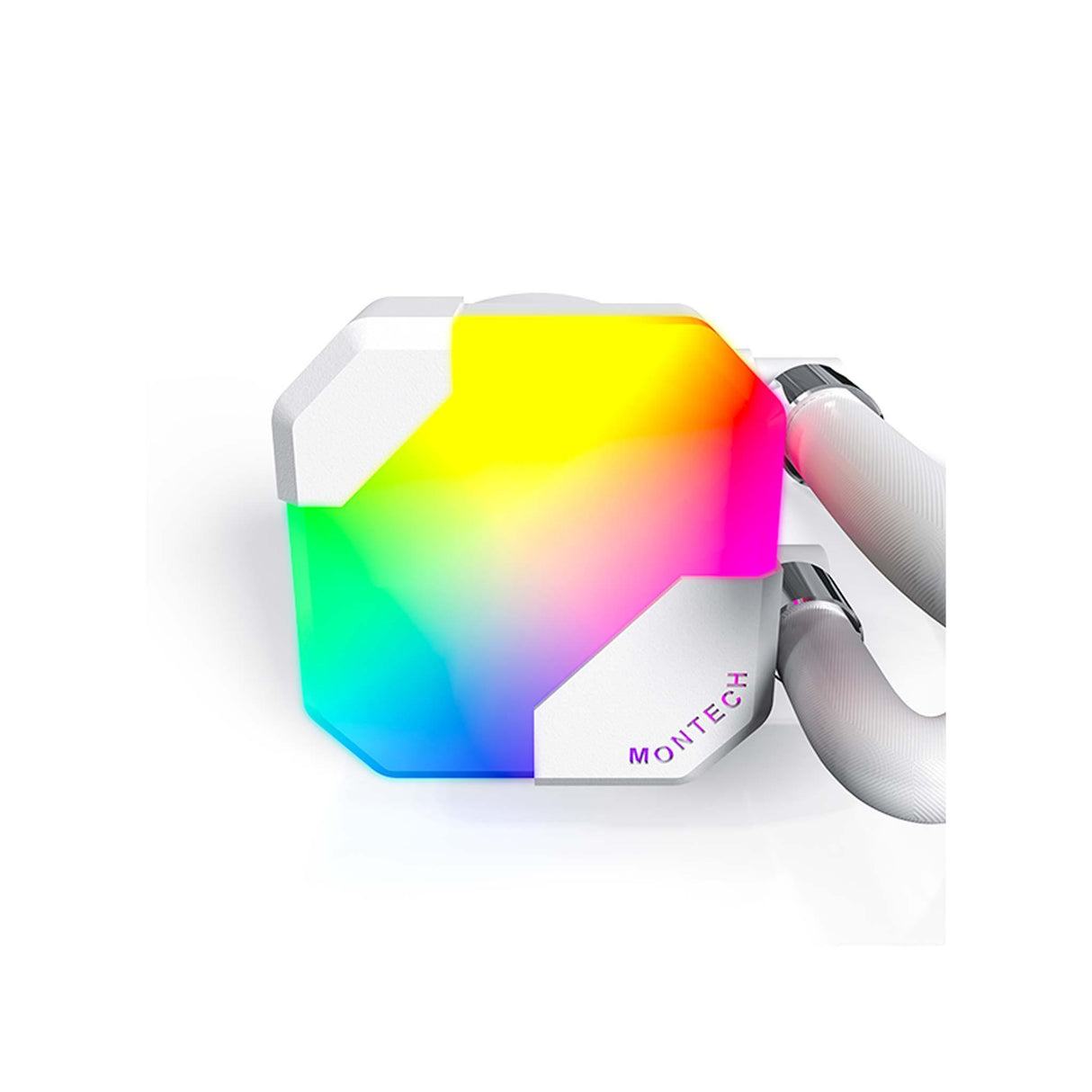 Montech Hyper Flow ARGB 240 CPU Liquid Cooler - White - Zayoom