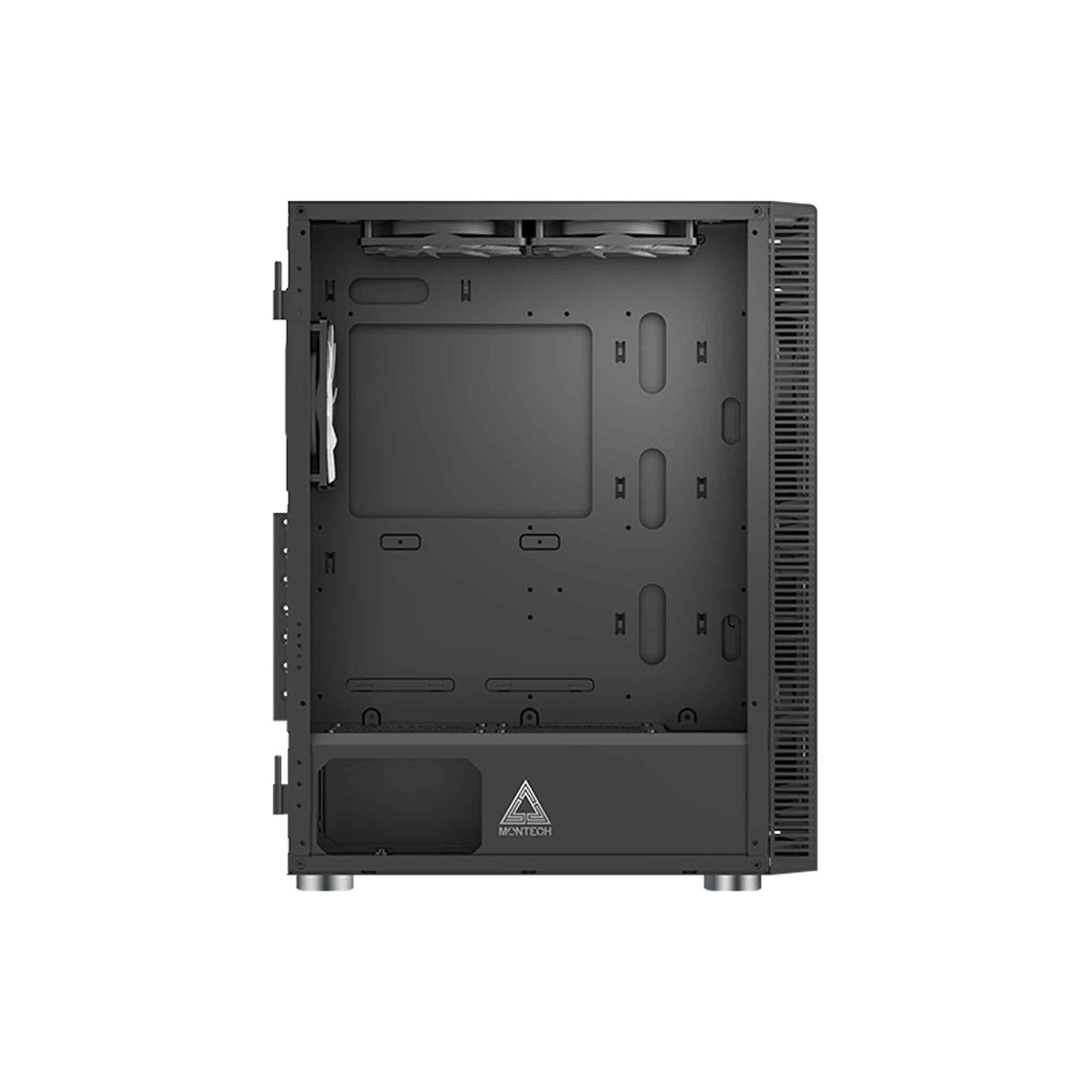 Montech X3 Glass Mid-Tower PC Chassis - Black - Zayoom