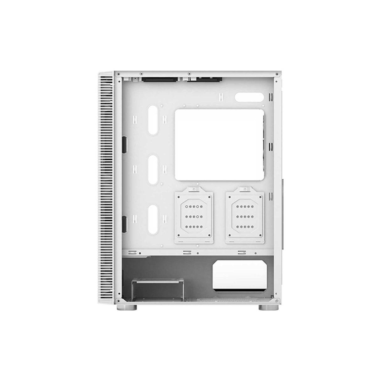 Montech X3 Glass Mid-Tower PC Chassis - White - Zayoom