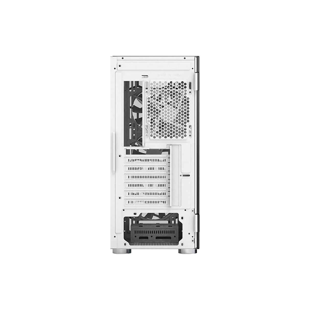 Montech X3 Glass Mid-Tower PC Chassis - White - Zayoom
