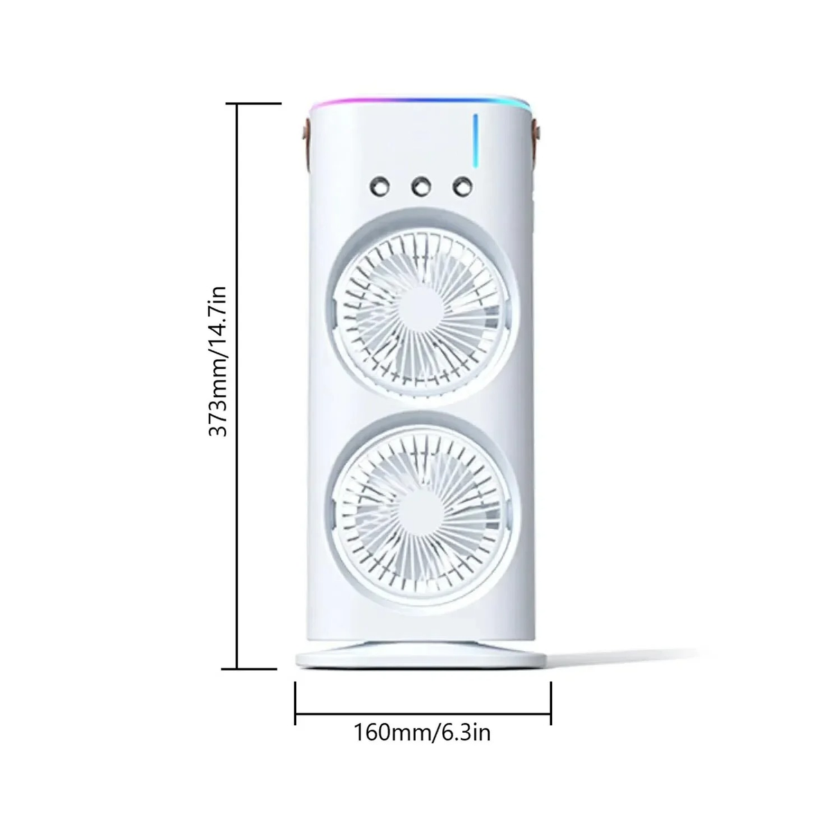 مروحة مزدوجة الرأس متعددة الوظائف