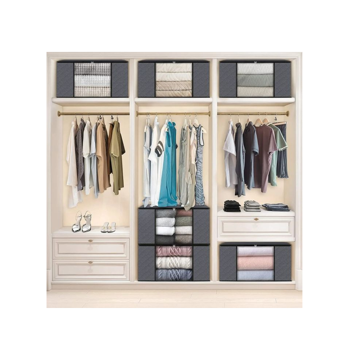 Multifunctional Plastic Folding Box Storage