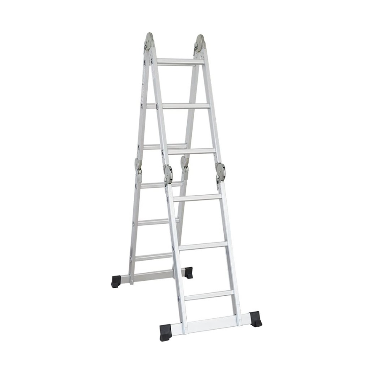 Multipurpose Foldable Aluminium Ladder for Home & Outdoor Use - 6m Height, 150 kg Capacity