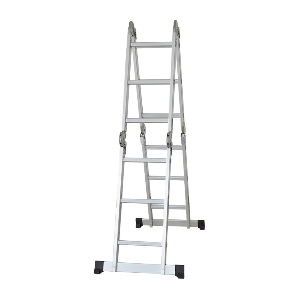 Multipurpose Foldable Aluminium Ladder for Home & Outdoor Use - 6m Height, 150 kg Capacity