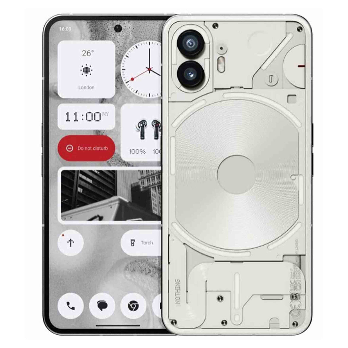 Nothing Phone 2 - 6.7-inch -12GB RAM - 256GB 5G Mobile Phone - White - Zayoom