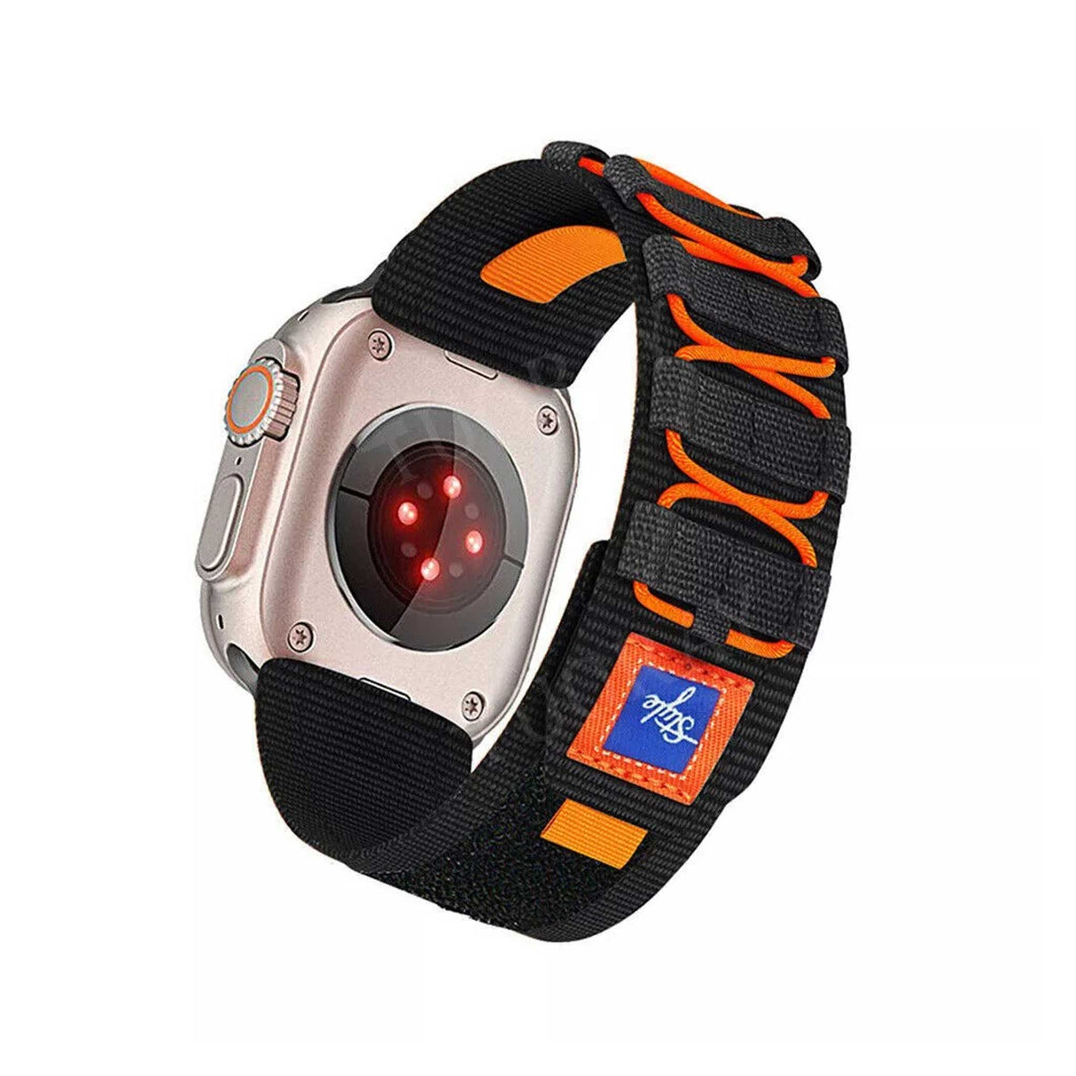 Nylon Band Strap For Apple Watch iWatch 42/44/45/49mm - Black - Zayoom