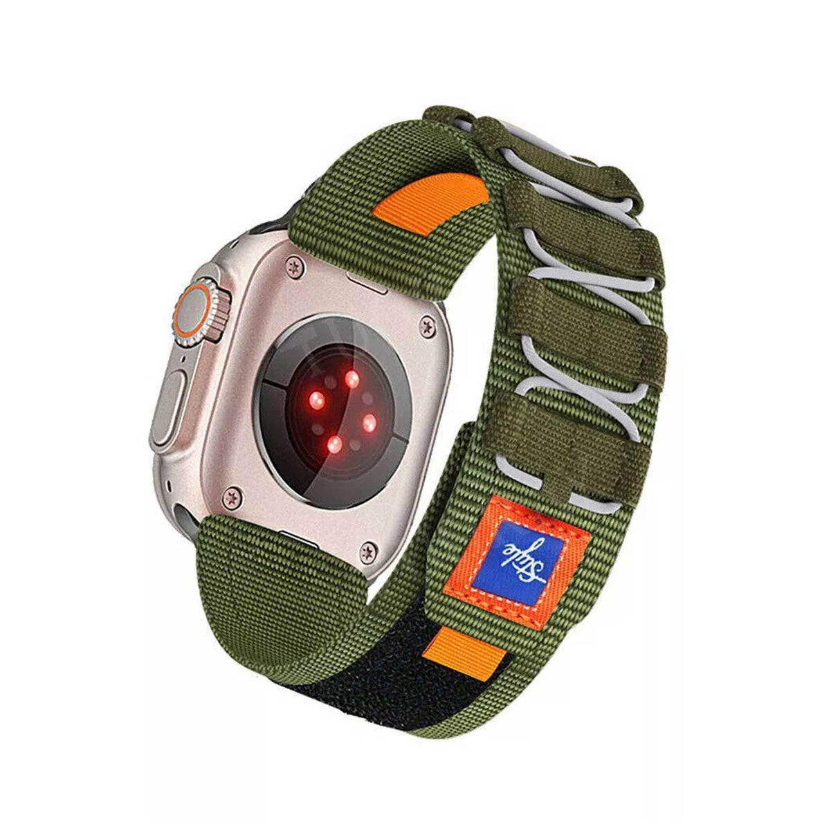 Nylon Band Strap For Apple Watch iWatch 38/40/41mm - Dark Green - Zayoom