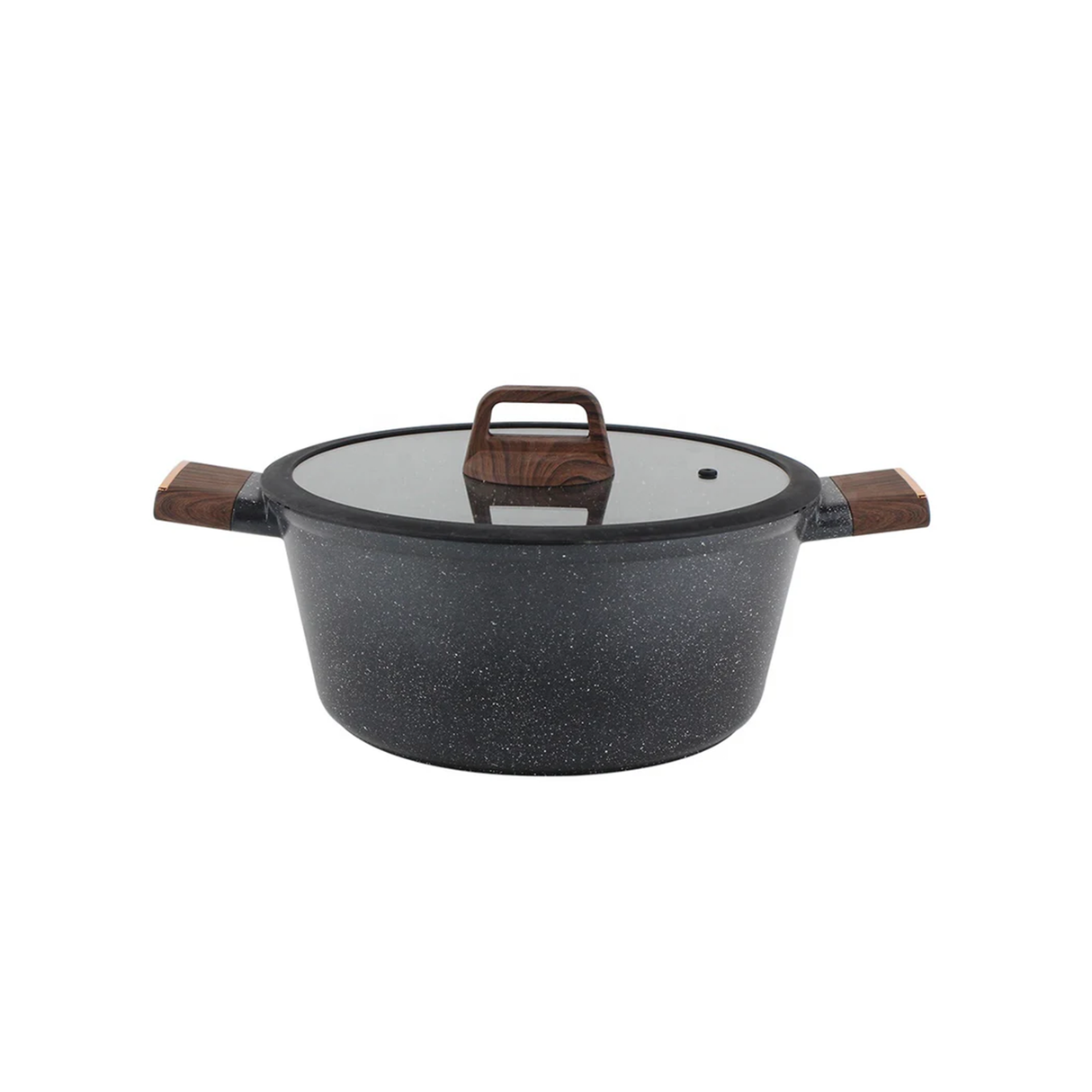 أو إس إف إي طقم أواني طهي رخامية 12 قطعة – أسود