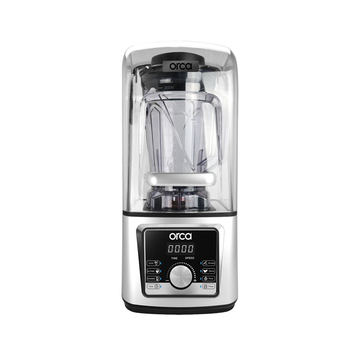 Orca Commercial Blender 4 Liter 1600W 8 Blades - Silver/Black