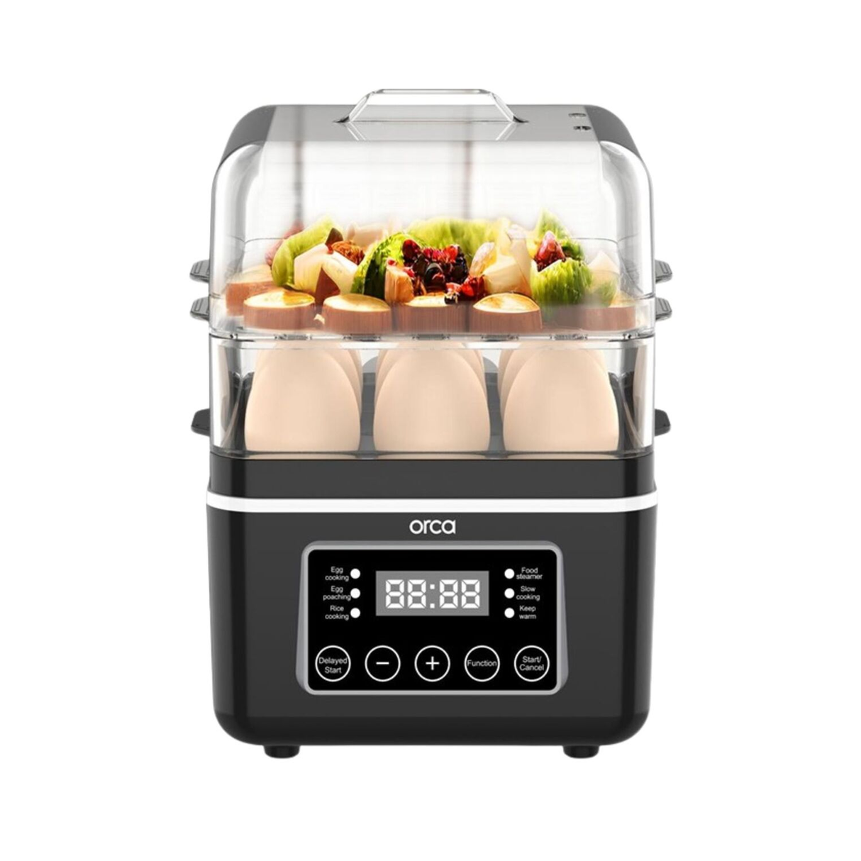 Orca Egg Boiler 8 Eggs 400W - Black