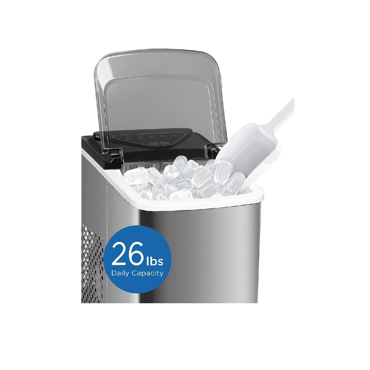 Orca Ice Maker 12Kg - Stainless Steel - Zayoom