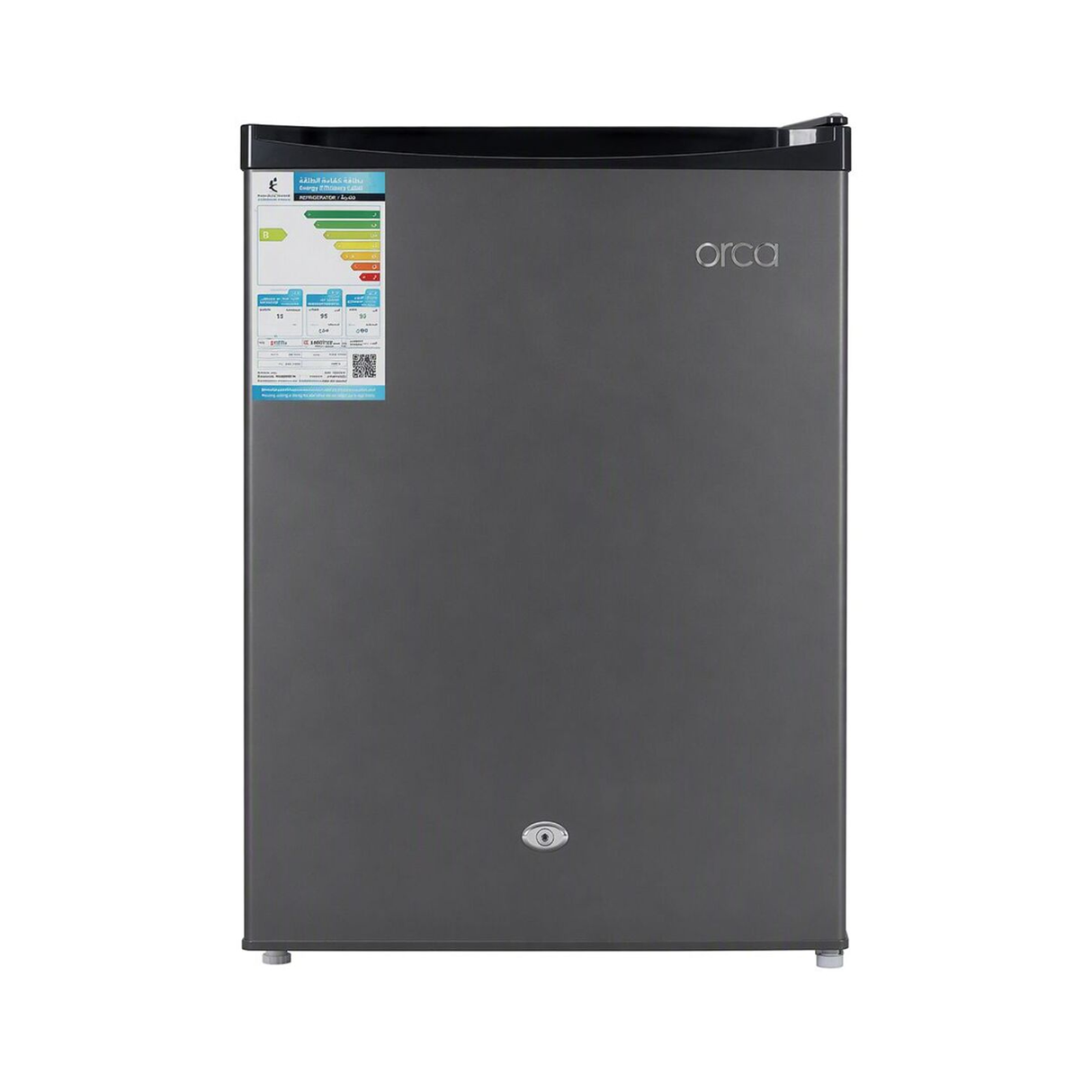 Orca Single Door Refrigerator 75 Liters - Silver - OR-BC75SLV