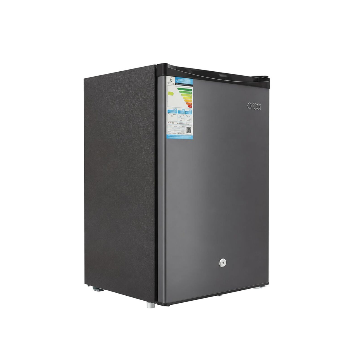 Orca Single Door Refrigerator 75 Liters - Silver - OR-BC75SLV