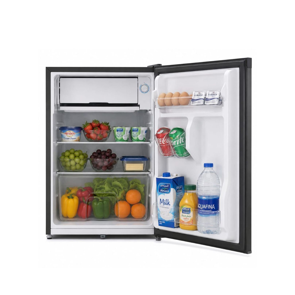 Orca Single Door Refrigerator 75 Liters - Silver - OR-BC75SLV