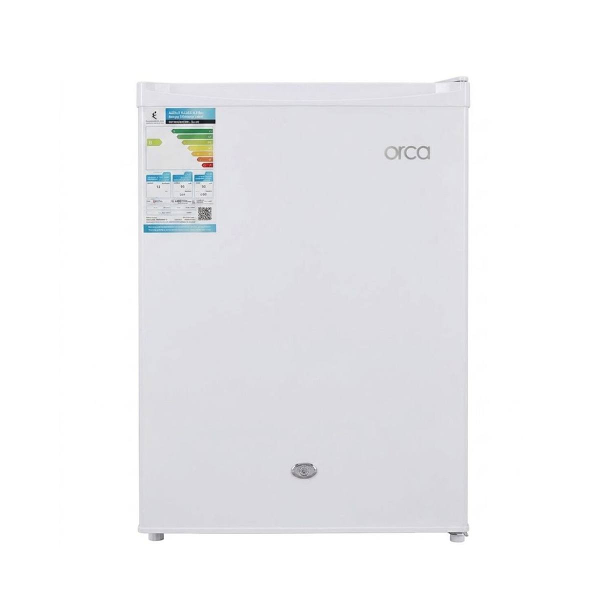 Orca Single Door Refrigerator 75 Liters - White - OR-BC75WHT